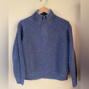 L.L. Bean Men's Organic Cotton Waffle Sweater,
Quarter Zip